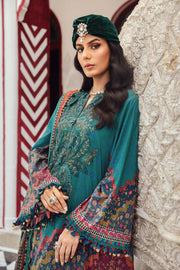 Maria B 3 Piece Unstitched Embroidered Cambric Suit | MPT-2710-B