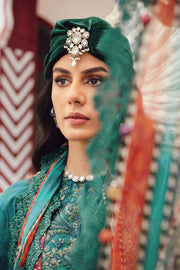 Maria B 3 Piece Unstitched Embroidered Cambric Suit | MPT-2710-B