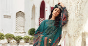 Maria B 3 Piece Unstitched Embroidered Cambric Suit | MPT-2710-B