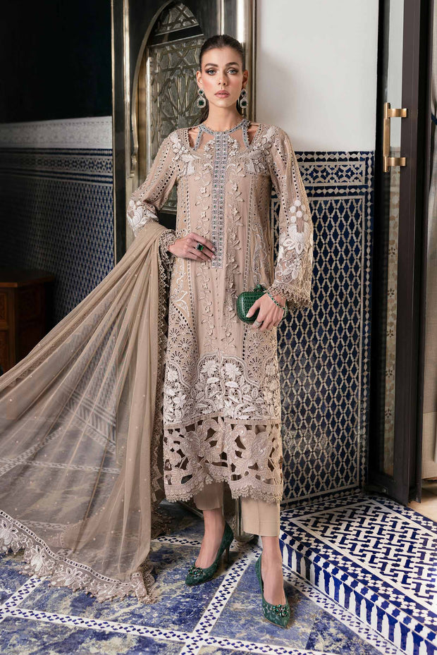 Maria B Piece Unstitched Embroidered Lawn Suit | D-2502-A
