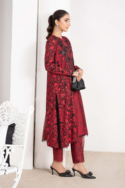 Maria B 3 Piece Embroidered Linen Suit