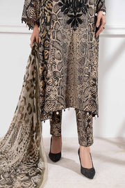 Maria B 3 Piece Embroidered Linen Suit MPT 2702 B