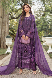 Maria B Unstitched Embroidered Chiffon Suit | MPC-24-102