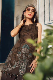 Maria B 3 Piece Unstitched Embroidered Cambric Suit | MPT-2704-A