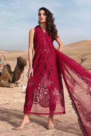 Maria B 3 Piece Unstitched Embroidered Lawn Suit | D-2504-A