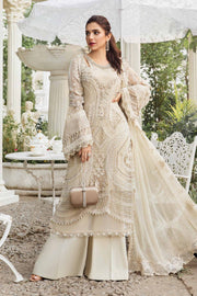 Maria B Unstitched Embroidered Chiffon Suit | MPC-24-104