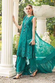 Maria B. Unstitched Embroidered Chiffon Suit | MPC-24-105