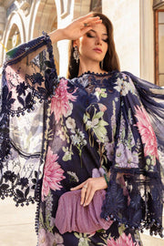 Maria B 3 Piece Unstitched Printed Cambric Suit | MPT-2306-B