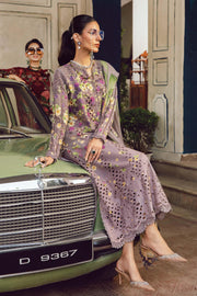 Maria B 3 Piece Unstitched Embroidered Cambric Suit | MPT-2706-B