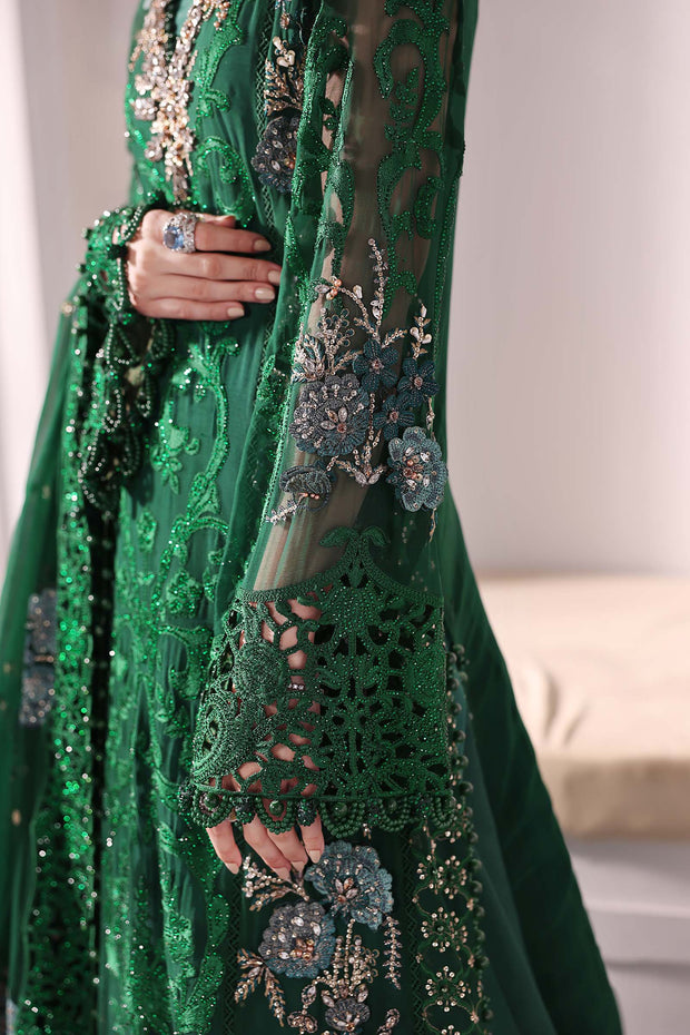 Maria B 3 Piece Unstitched Embroidered Chiffon Suit | BD-3008