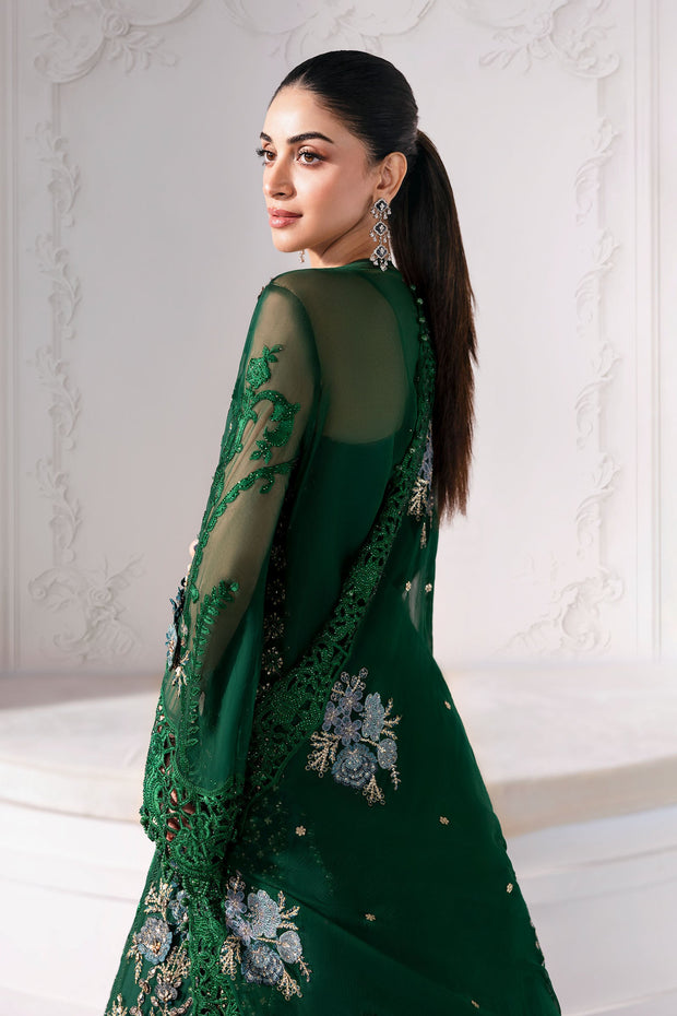 Maria B 3 Piece Unstitched Embroidered Chiffon Suit | BD-3008