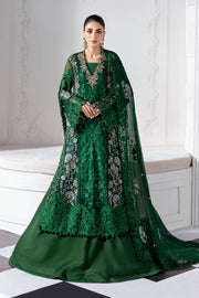 Maria B 3 Piece Unstitched Embroidered Chiffon Suit | BD-3008