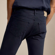 Brand Ctf slim fit stretchable dark blue mens cotton jeans
