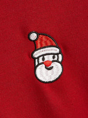 Christmas Santa Claus Embroidery Hoodie