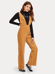 Corduroy Solid Overall