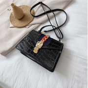 Luxury women's bag designer messenger bag high quality handbag crocodile square bag Single Shoulder Messenger Bag for women