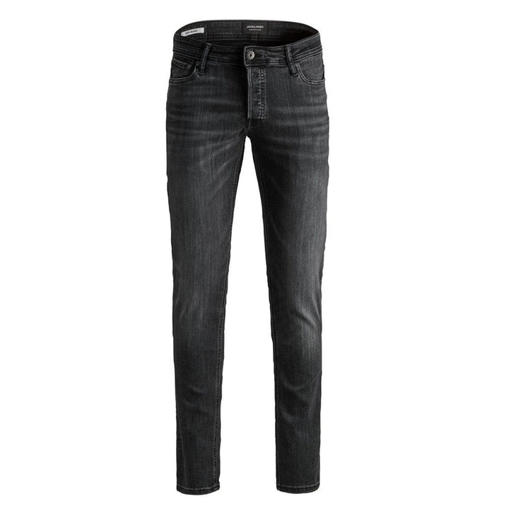 Jack & Jhn dark grey slim fit stretchable jeans for men