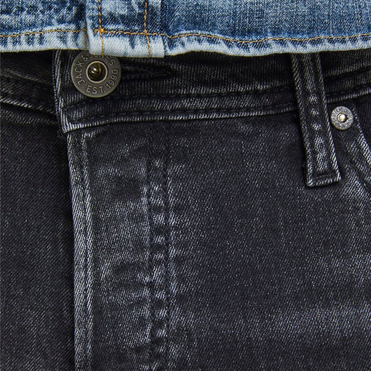 Jack & Jhn dark grey slim fit stretchable jeans for men